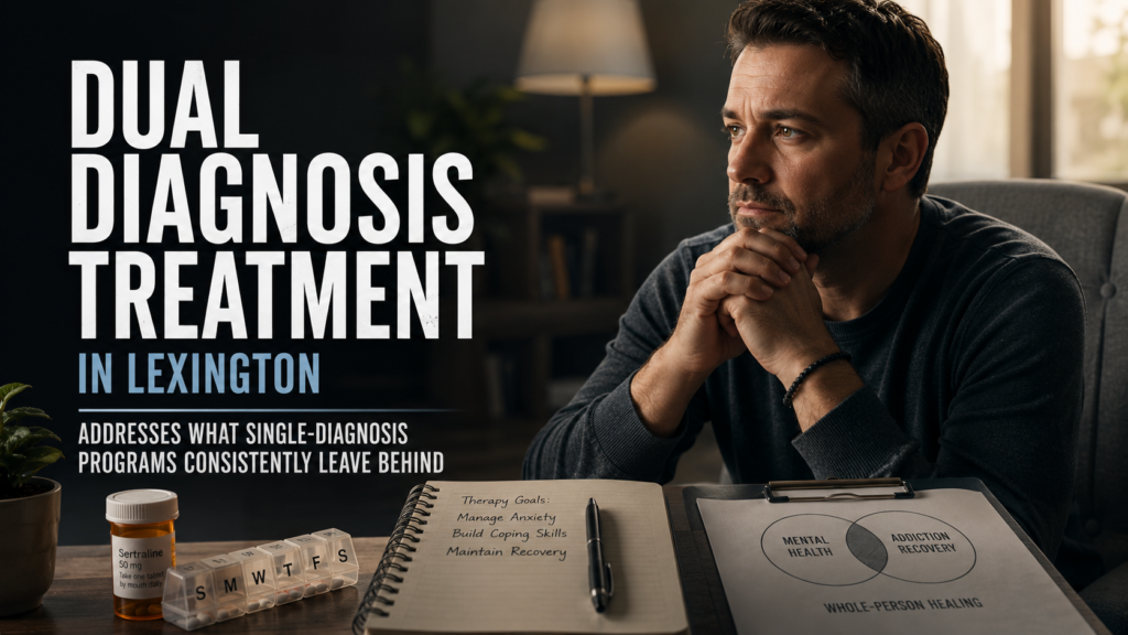 Dual Diagnosis Treatment in Lexington Addresses What Single-Diagnosis Programs Consistently Leave Behind 2 dual diagnosis