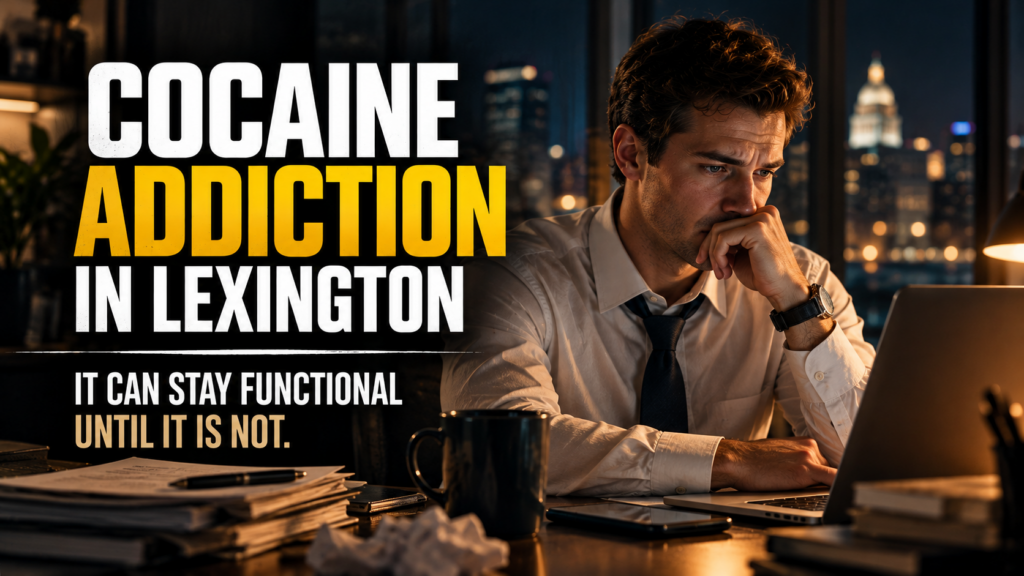 Cocaine Addiction in Lexington Builds in High-Performance Environments Where Use Stays Functional Until It Is Not