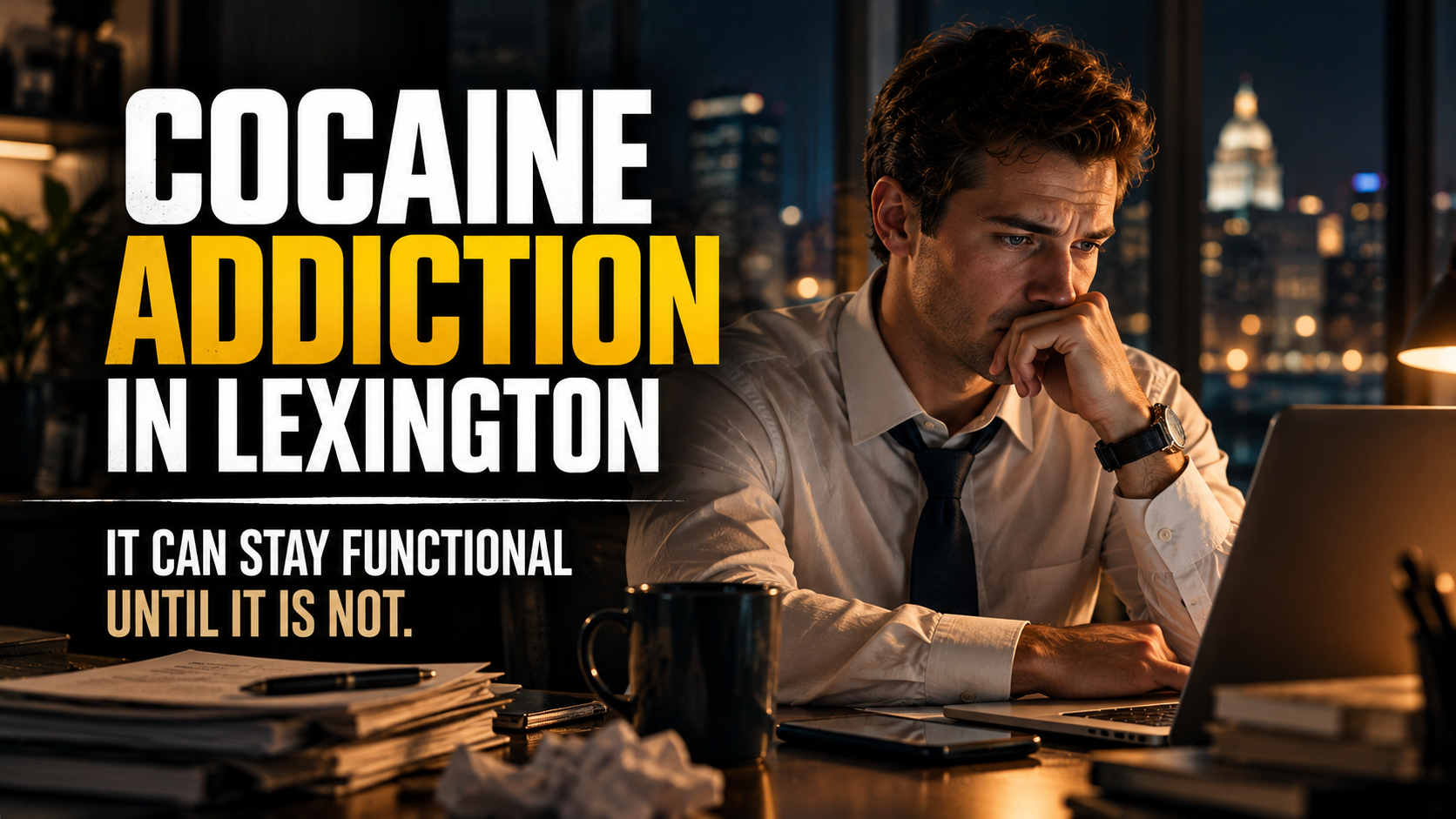 Cocaine Addiction in Lexington Builds in High-Performance Environments Where Use Stays Functional Until It Is Not