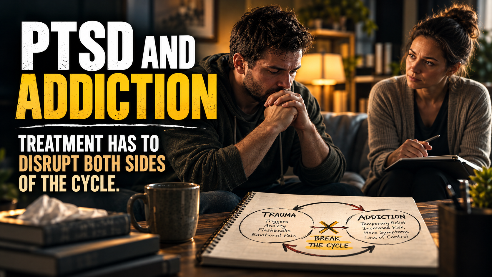 PTSD and Addiction Share a Feedback Loop That Outpatient Treatment Has to Disrupt on Both Sides