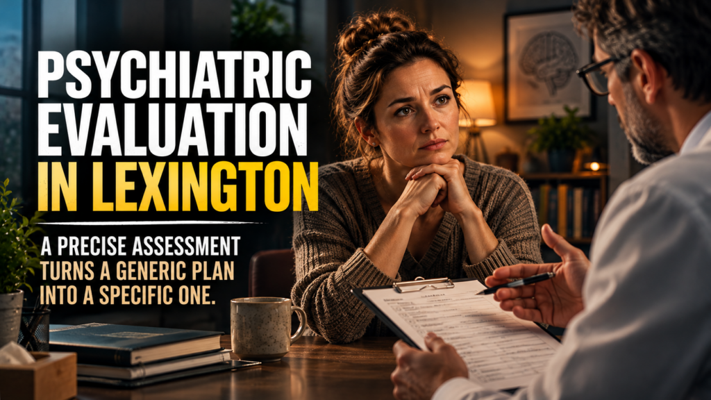Psychiatric Evaluation in Lexington Separates a Precise Clinical Plan From One That Is Broadly Applied 4 Psychiatric Evaluation in Lexington Separates a Precise Clinical Plan From One That Is Broadly Applied